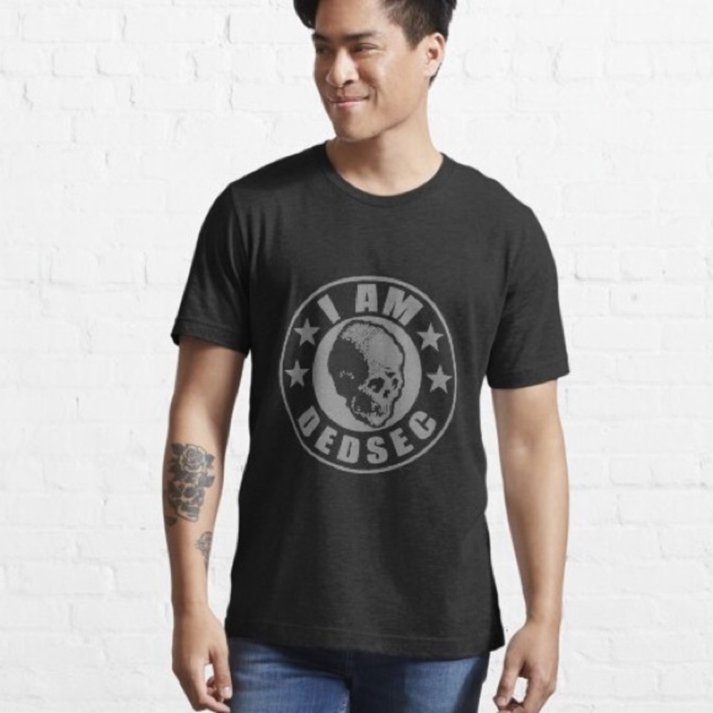 WatchDogs 2 “I Am Dedsec” Skull Graphic Tee Size XL